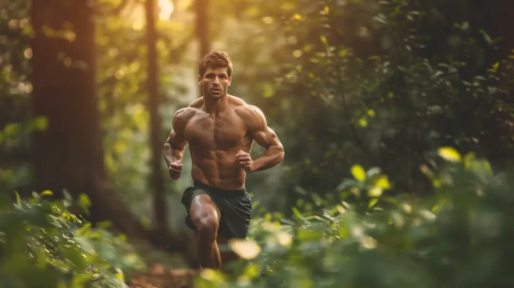 photo d'un homme plein d'énergie grâce au tongkat ali