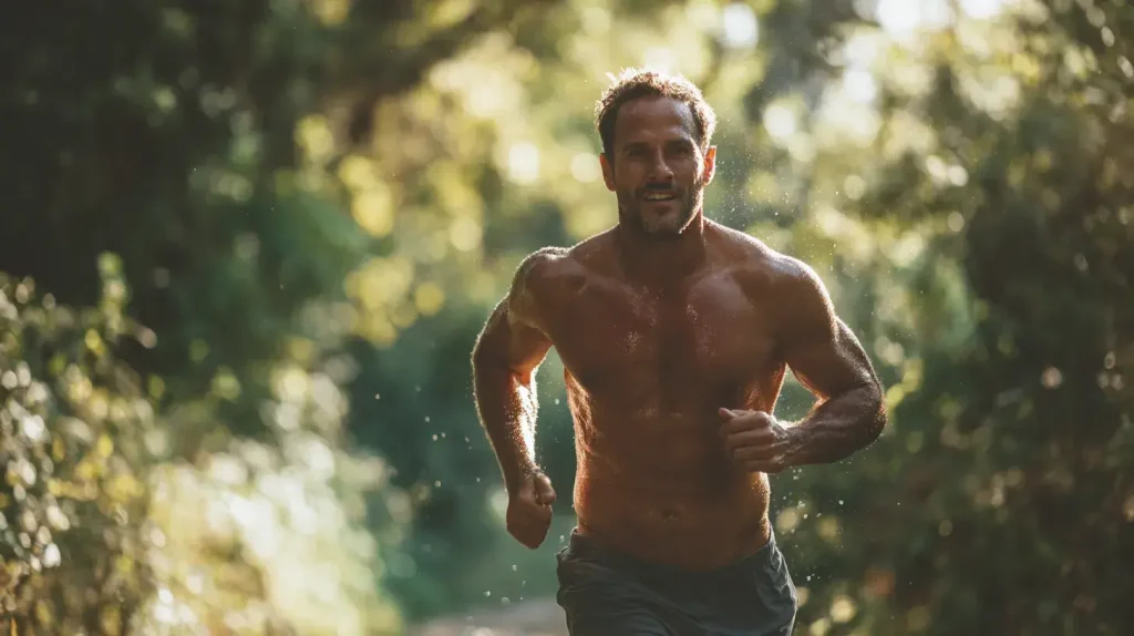 Homme sportif et plus endurant grâce à l'acetyl-L-Carnitine