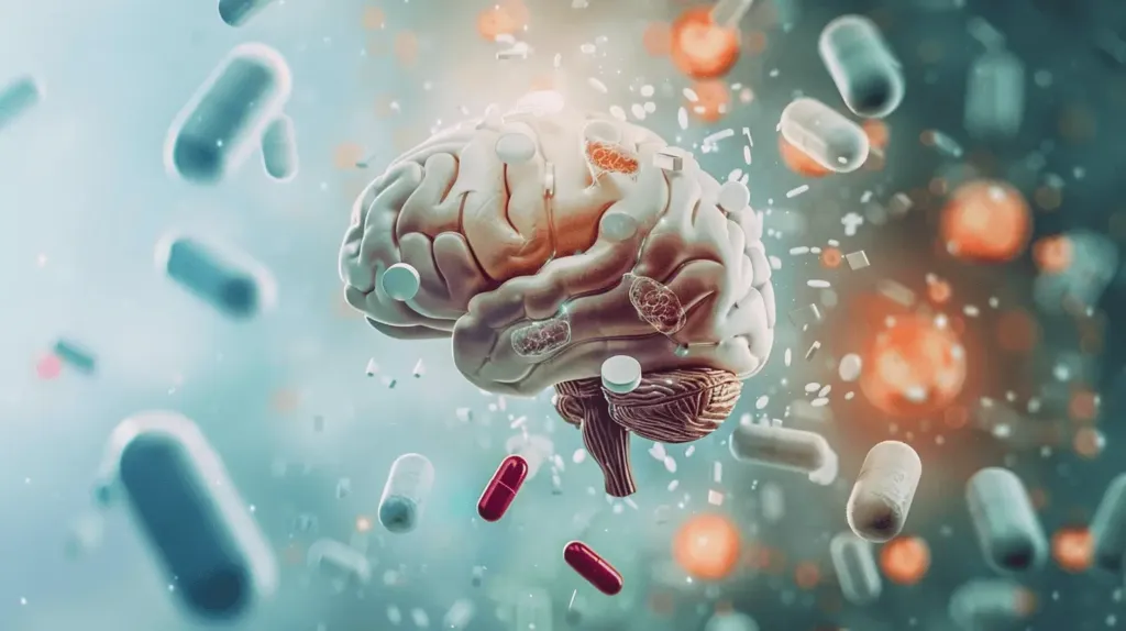 image d'un cerveau pour monter que le magnésium thréonate peut pénétrer dans le cerveau et agir 