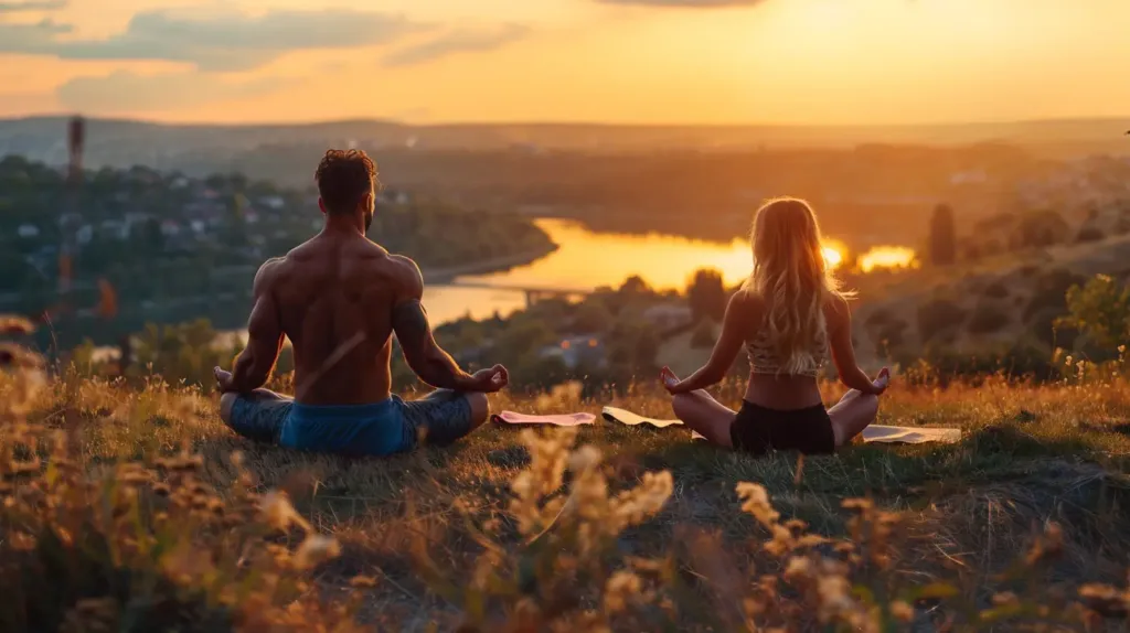 Sur cette photo on voit un homme et une femme qui prennent le moringa pour perdre du poids et grandir