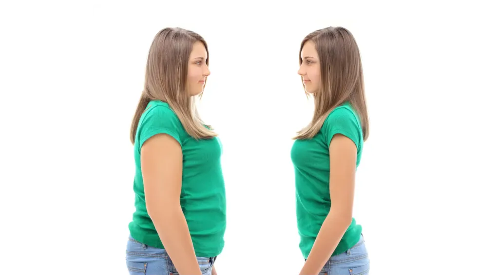 photo de deux femmes qui ont perdu du poids avec du moringa oleifera. Un puissant complément alimentaire pour la perte de poids rapide