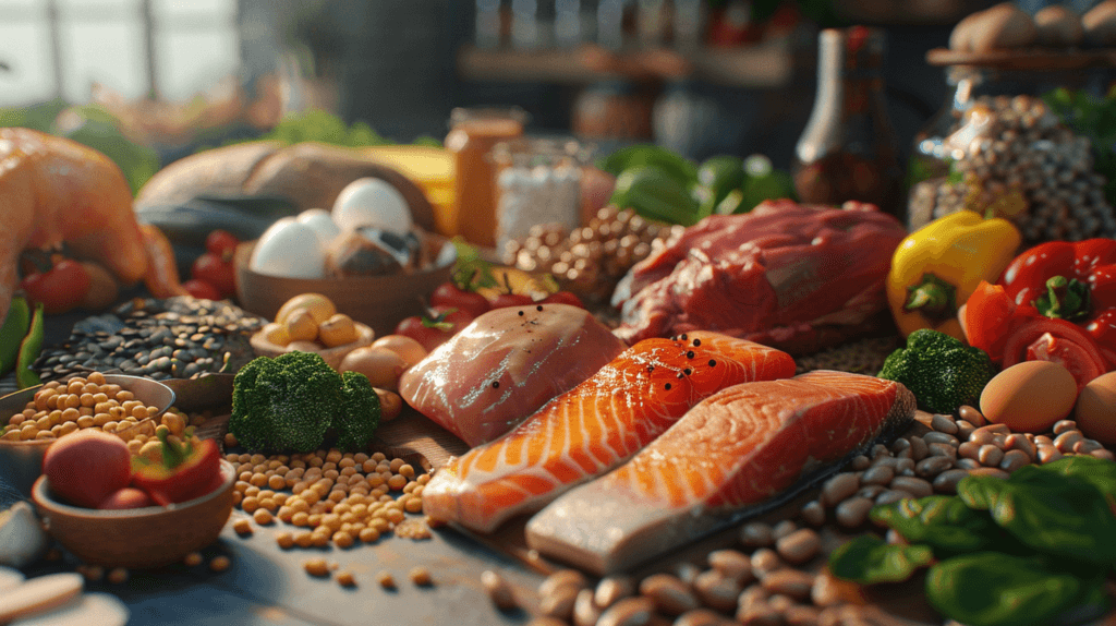 les aliments riches en protéines