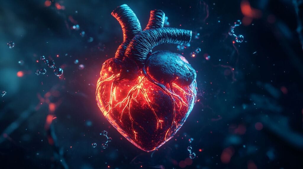 Cœur fictif pour montre la santé cardiovasculaire