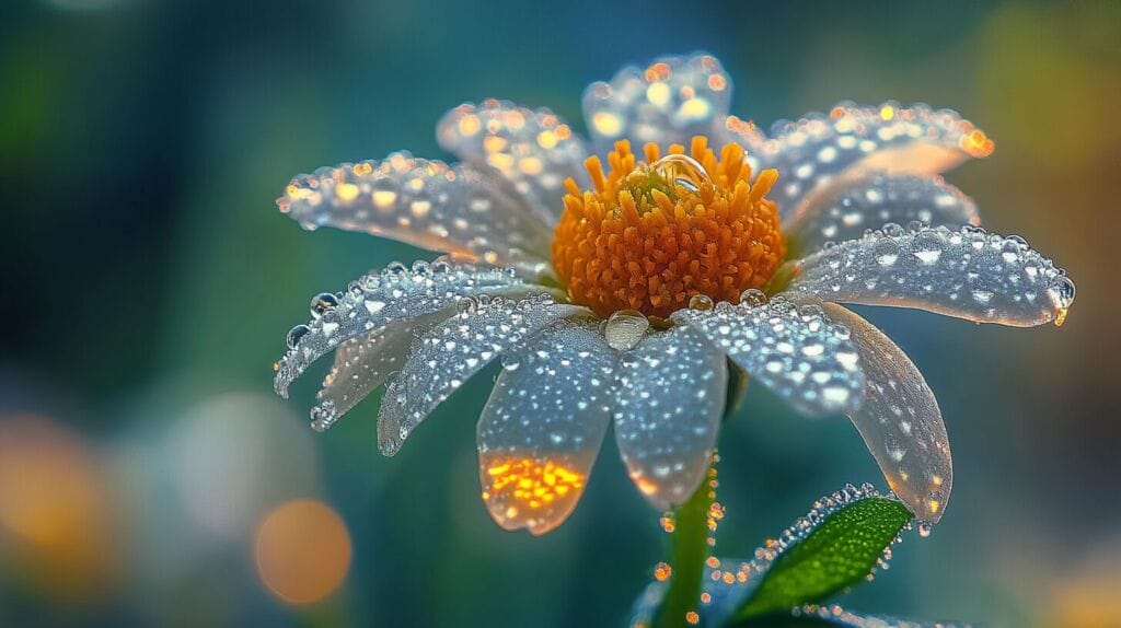 photo d'une fleurs en mode macro