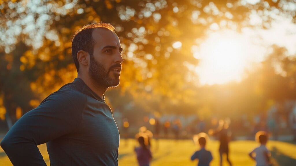 Un homme entrain de faire son footing pour avoir une meilleure circulation sanguine