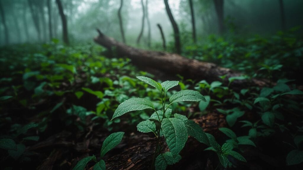 Plante d'Ashwagandha dans la forêt pour augmenter sa libido