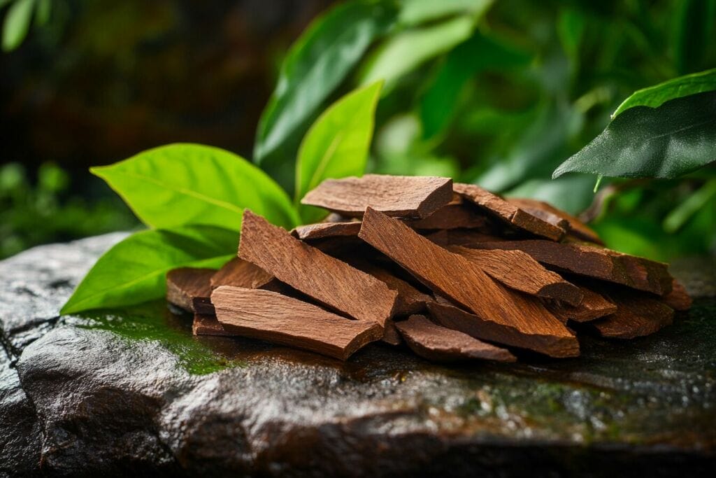 photo macro écorce de Yohimbe