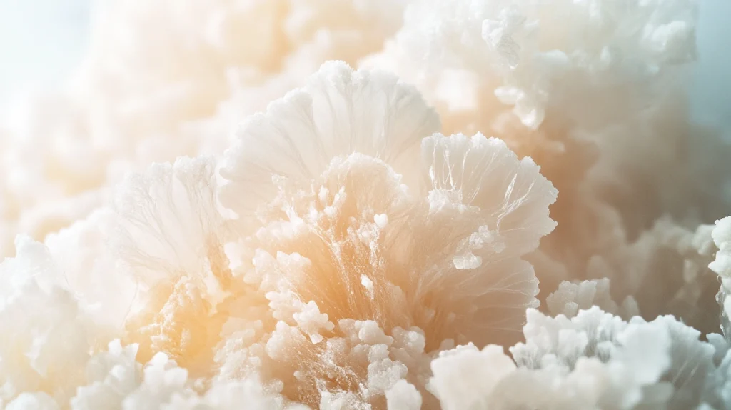 photographie macro de chitosan 