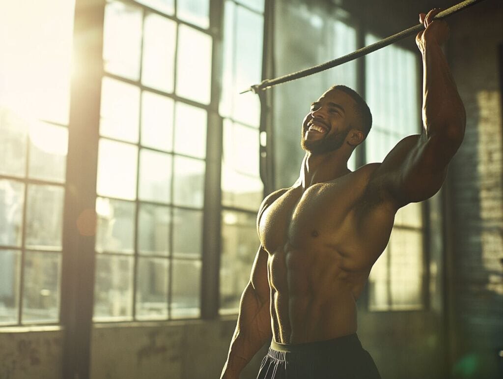 homme avec un bon taux de testostérone