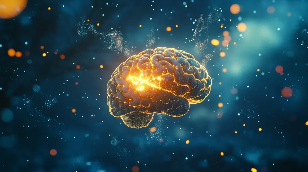 illustration d'un cerveau pour illustrer la mémoire 