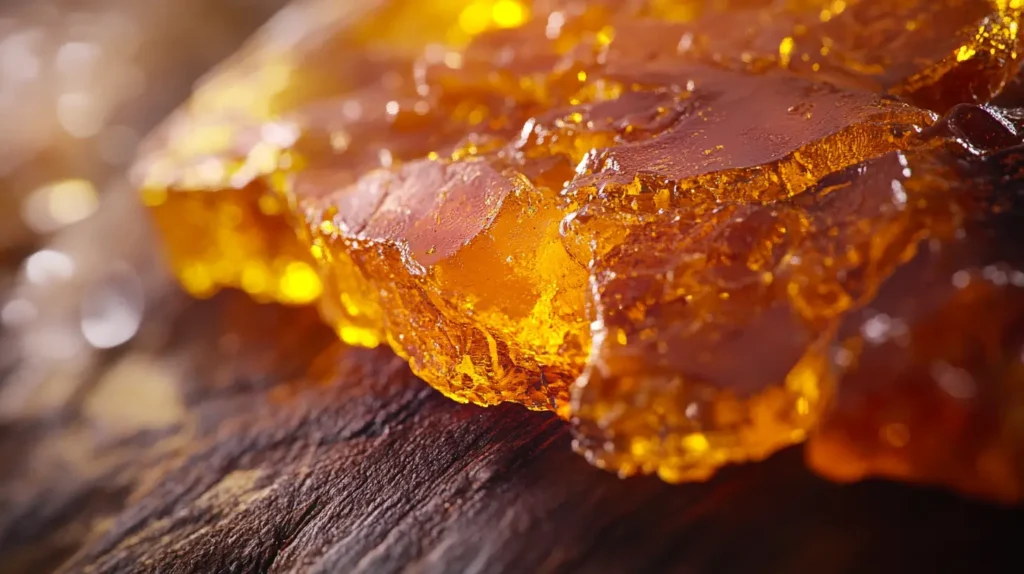 guggul photo résine macro