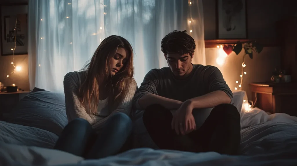 homme et une femme avec des problèmes de libido 