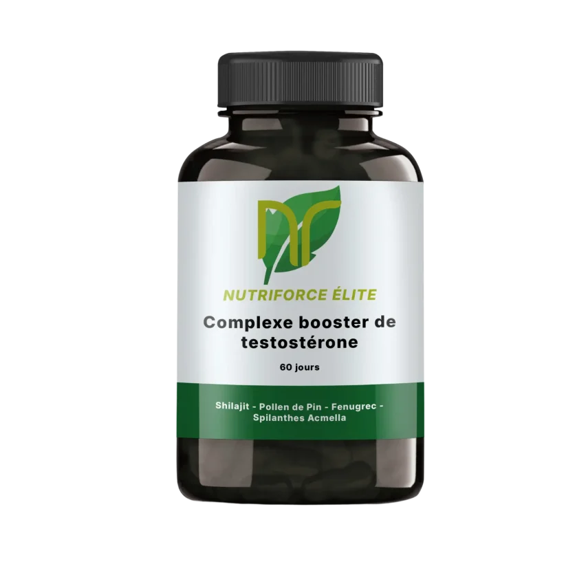 cette image montre une boite de complément alimentaire booster de testostérone, utilisé en musculation.