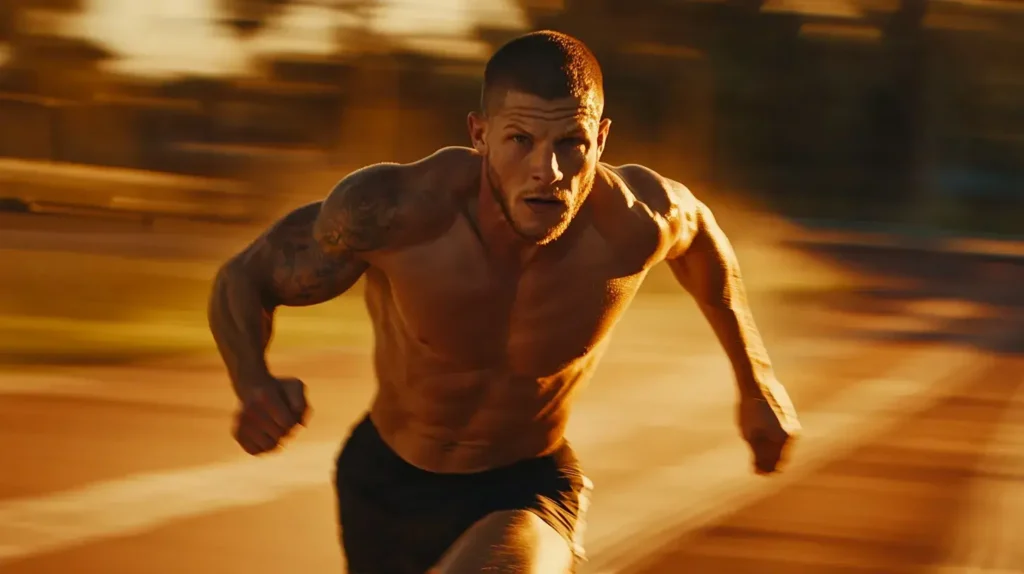 homme en train de courir 