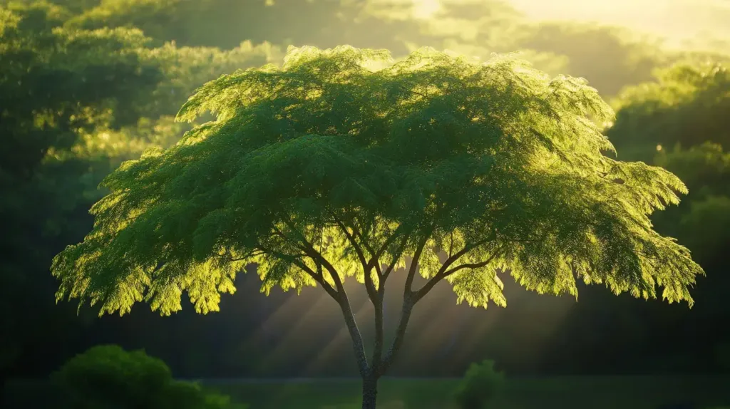 photo d'un arbre de moringa 