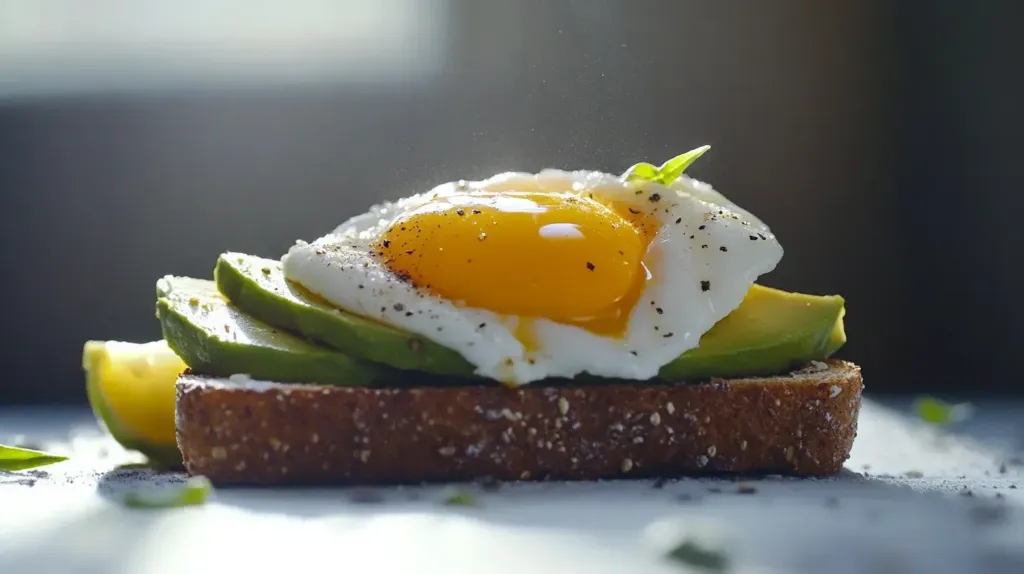 toast avocats oeufs