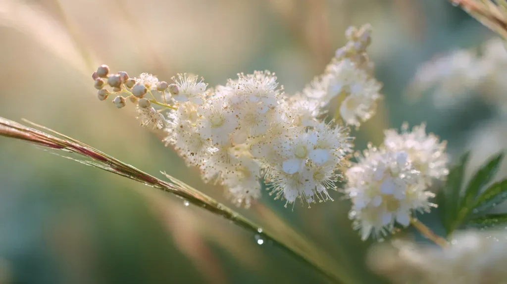 image de reine des prés fleurs