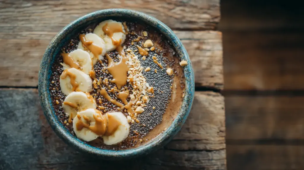 cette image montre un bowlcake protéiné