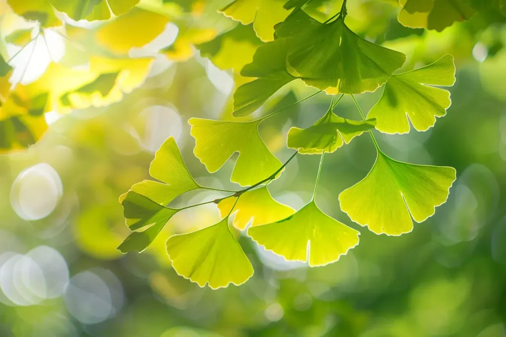 ginkgo biloba feuille