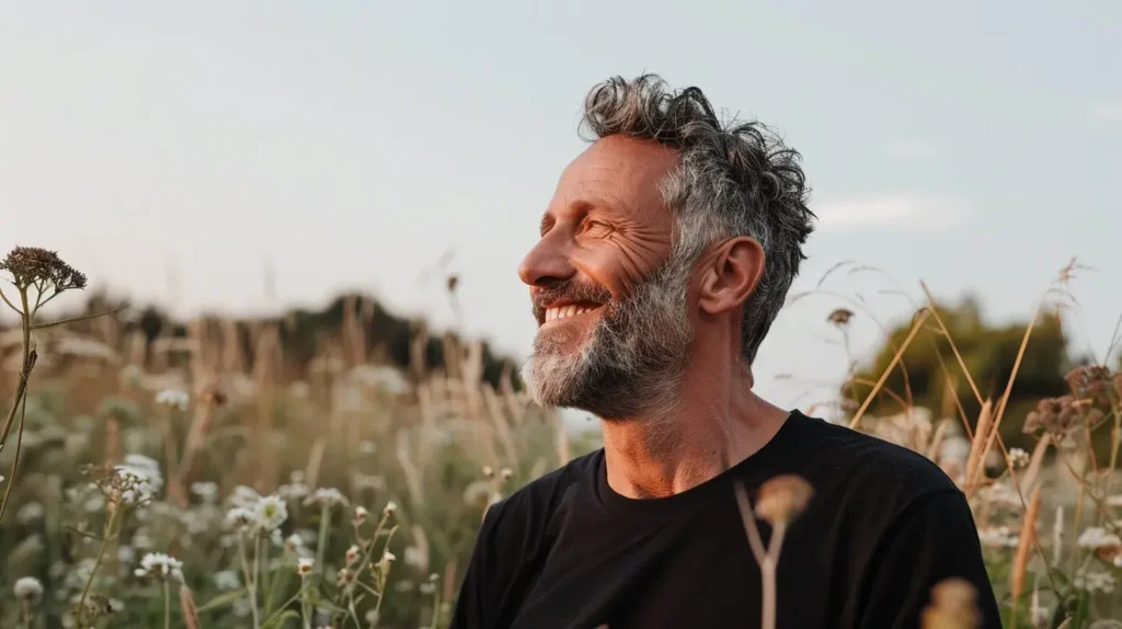 catalase sert de détoxifiant naturel pour le corps, on voit un homme en forme et heureux