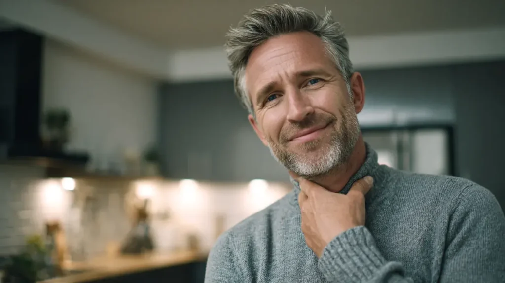 Fucus vesiculosus possède des bienfaits pour la thyroide, l'homme se sent mieux 