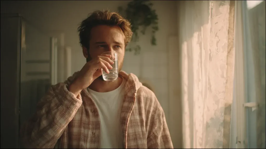 psyllium aide contre la diarrhée, on voit un homme en meilleure santé grâce à la consommation de ce complément alimentaire  