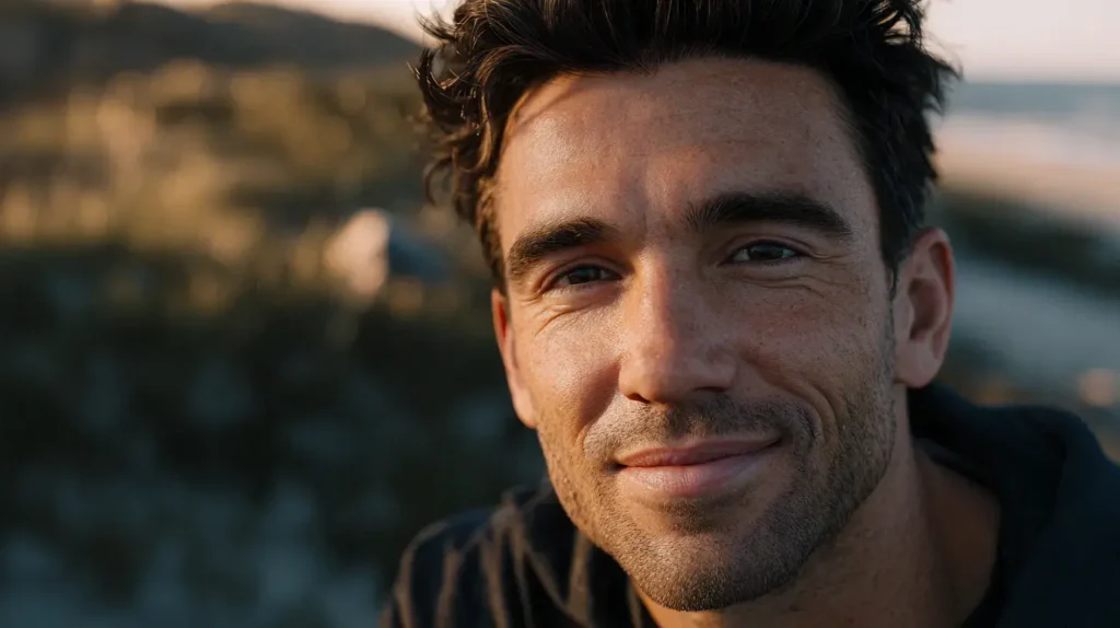 basilic sacré Tulsi protège le foie, on voit une personne semblant souffrir auparavant et à présent être apaisée par le complément alimentaire