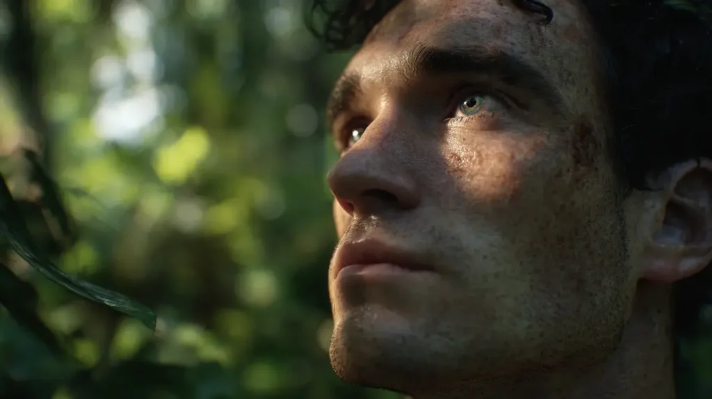 basilic sacré Tulsi protège le système immunitaire, on voit une personne apaisée et endurcie 