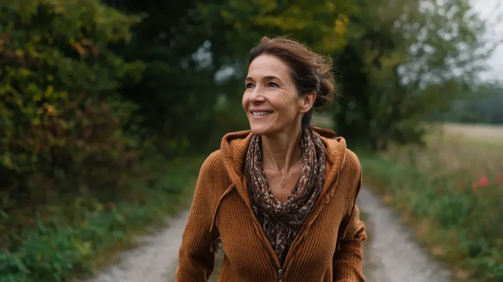 Le chrome soutient le métabolisme, on voit une femme en pleine forme grâce à ce complément alimenatire