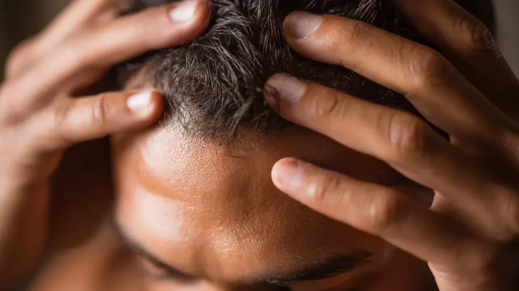 massage cuir chevelu