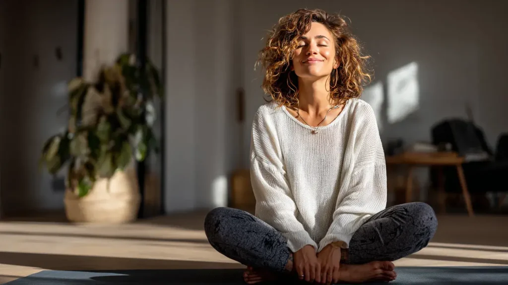 complément alimentaires digestion consommés par une femme qui se sent bien, peut manger ce qu'elle veut 