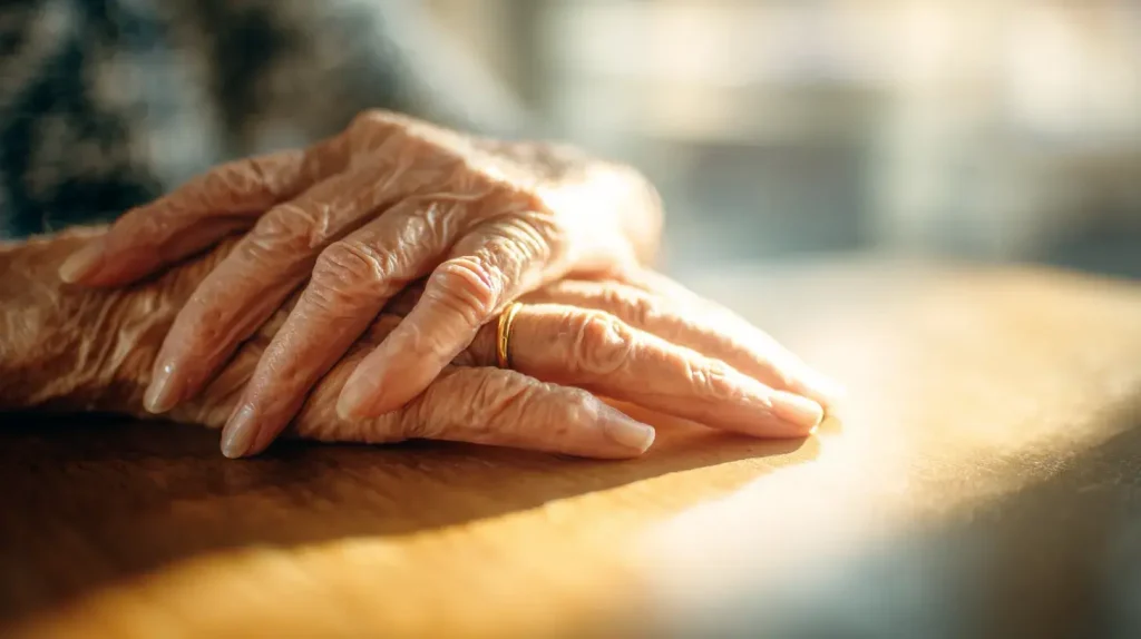 une personne âgée souffre d'arthrose et elle consomme du boswellia serrata pour calmer ses douleurs