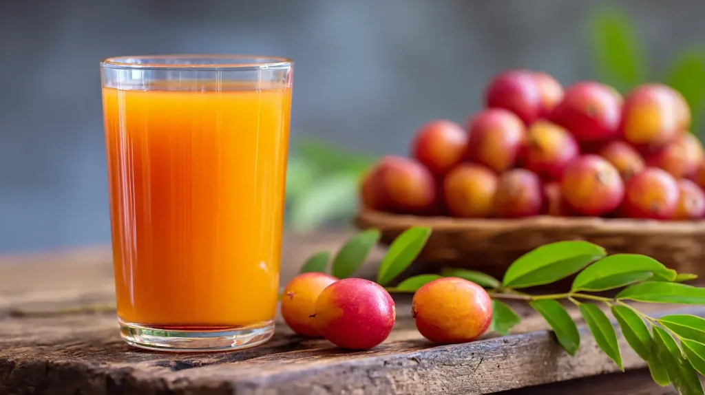 photo de jus de camu camu