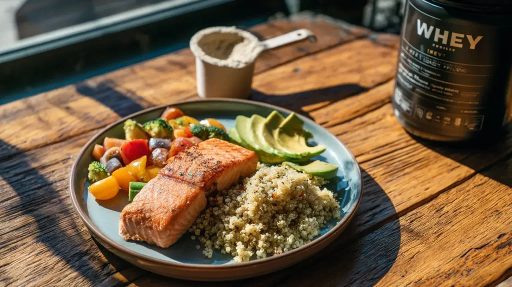 Plat complet de protéine pour maigrir 