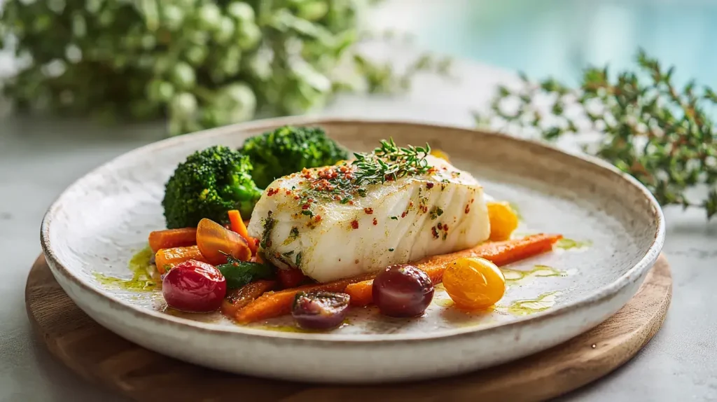 Repas riches en glutamine dont le poisson, les légumes