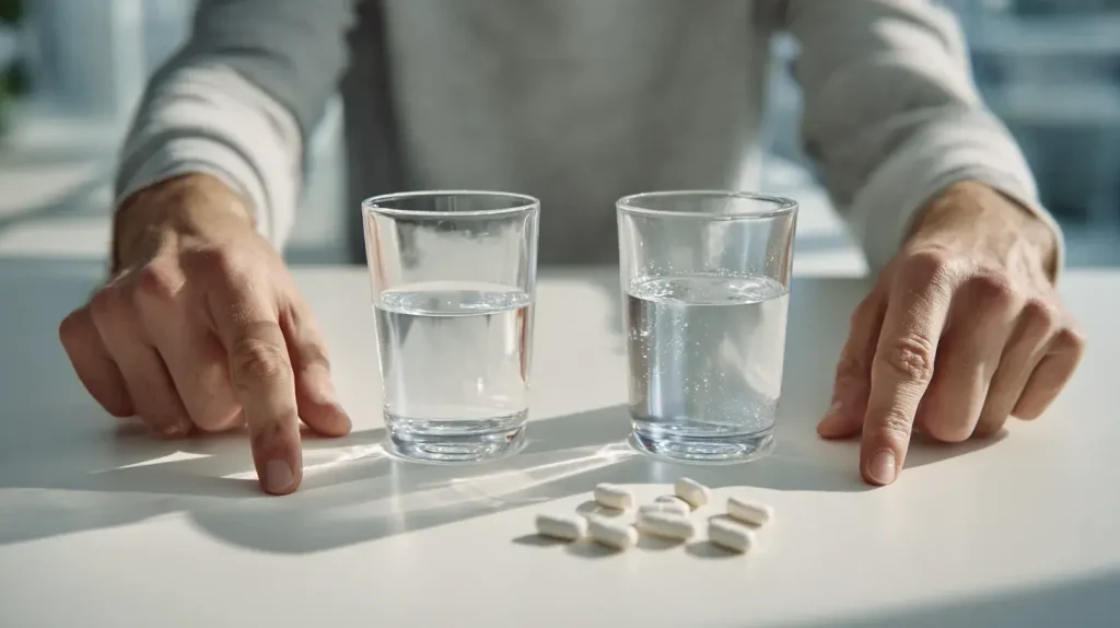 personne qui choisit entre le alpha gpc et la citicoline pour un test scientifique