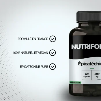 formulé, fabriquée et produit en france, l'épciatéchine nutriforce est 100% française