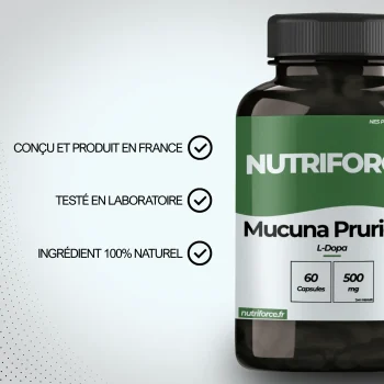 Bienfaits du Mucuna pruriens complément alimentaire pharmaceutique qui a de nombreuses vertus