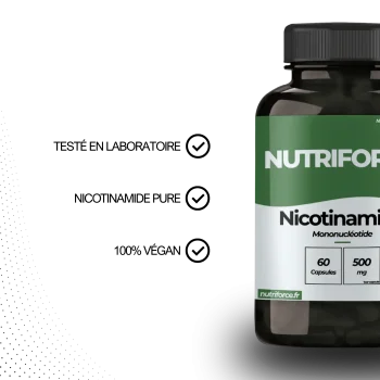 Bienfaits de la nicotinamide complément alimentaire pharmaceutique qui a de nombreuses vertus