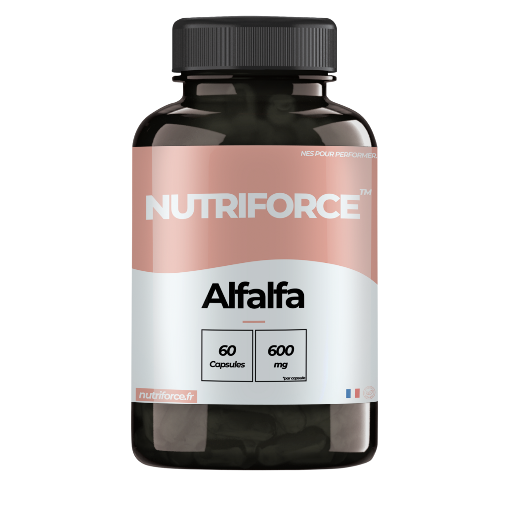 Alfalfa, complément alimentaire, gélules avec de nombreux bienfaits
