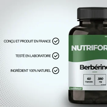 Bienfaits de la berbérine, complément alimentaire pharmaceutique qui a de nombreuses vertus