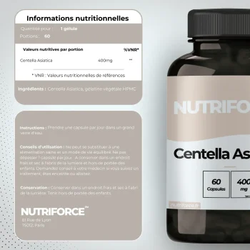 Centella Asiatica, bienfaits, traçabilité