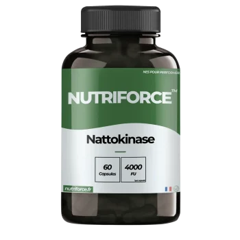 Nattokinase, complément alimentaire, gélules avec de nombreux bienfaits