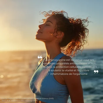 Étude clinique réalisée par Nutriforce sur la phycocyanine
