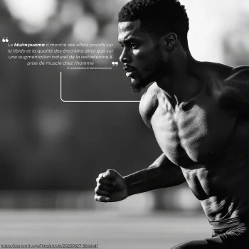 étude clinique par nutriforce sur le le bois bandé ou muira puama pour l'erection et la libido