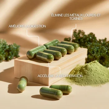 Chlorella pour éliminer les métaux lourds et les toxines du corps, pour améliorer la digestion