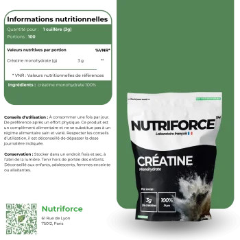 Composition créatine monohydrate