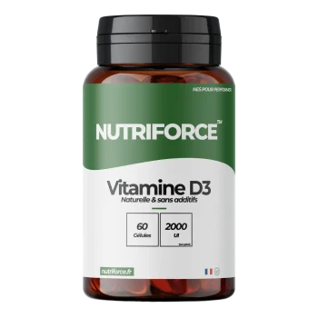 Vitamine D3, pharmacie, complément alimentaire avec de nombreux bienfaits