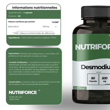 Desmodium dose, bienfaits, traçabilité