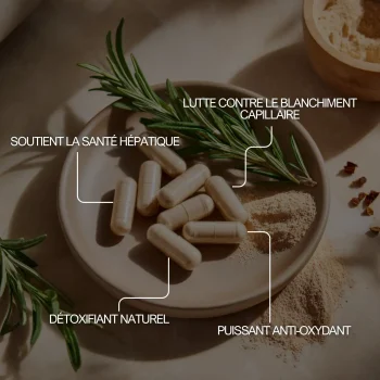 Catalase en tant que detoxifiant naturel, pour soutenir la santé hépathique, en gélules, complément alimentaire